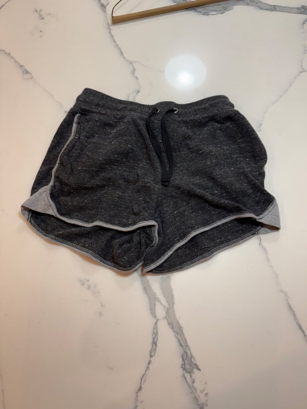 Athletic Works Gray Drawstring Shorts S